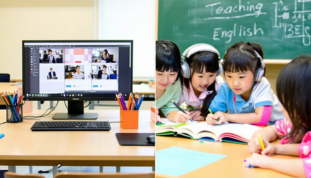 teaching english to japanese students remotely