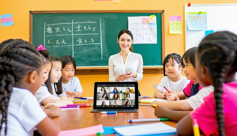teaching english to japanese students in-person